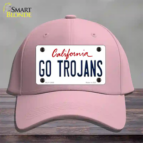 Go Trojans Novelty License Plate Hat Cotton / Pink