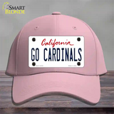 Go Cardinals Novelty License Plate Hat Cotton / Pink