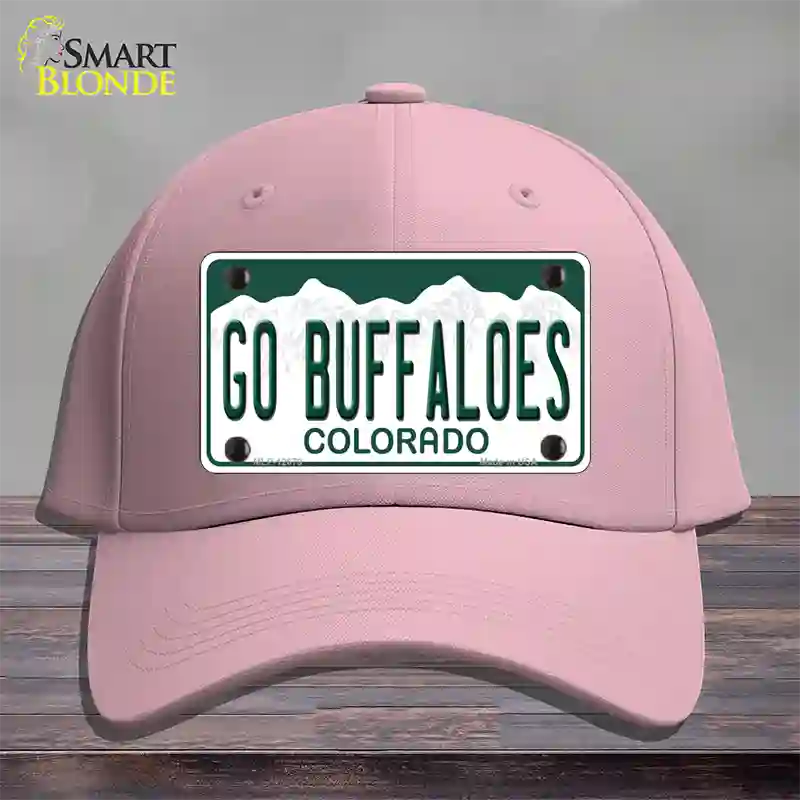 Go Buffaloes Novelty License Plate Hat Cotton / Pink