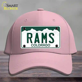 Rams Novelty License Plate Hat Cotton / Pink