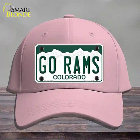 Go Rams Novelty License Plate Hat Cotton / Pink