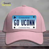 Go UConn Novelty License Plate Hat Cotton / Pink