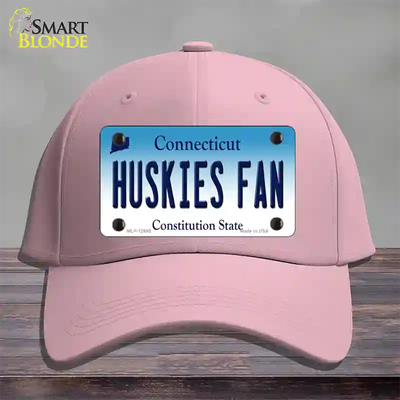 Huskies Fan Novelty License Plate Hat Cotton / Pink