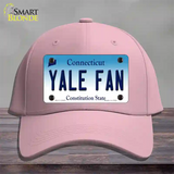 Yale Fan Novelty License Plate Hat Cotton / Pink