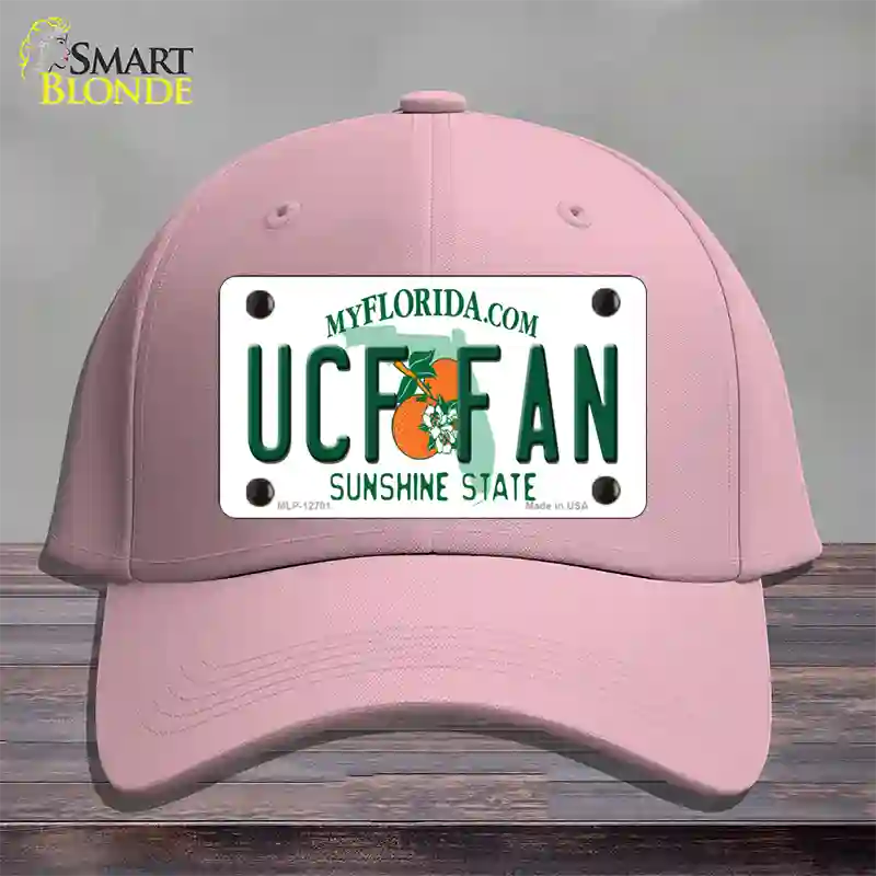 UCF Fan Novelty License Plate Hat Cotton / Pink