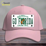 Go Florida Novelty License Plate Hat Cotton / Pink