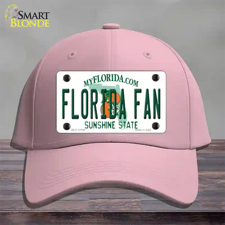 Florida Fan Novelty License Plate Hat Cotton / Pink