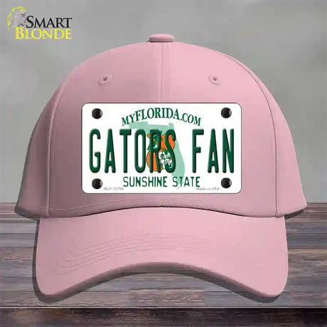 Gators Fan Novelty License Plate Hat Cotton / Pink