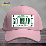 Go Miami Novelty License Plate Hat Cotton / Pink