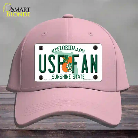 USF Fan Novelty License Plate Hat Cotton / Pink