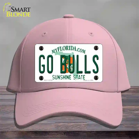 Go Bulls Novelty License Plate Hat Cotton / Pink