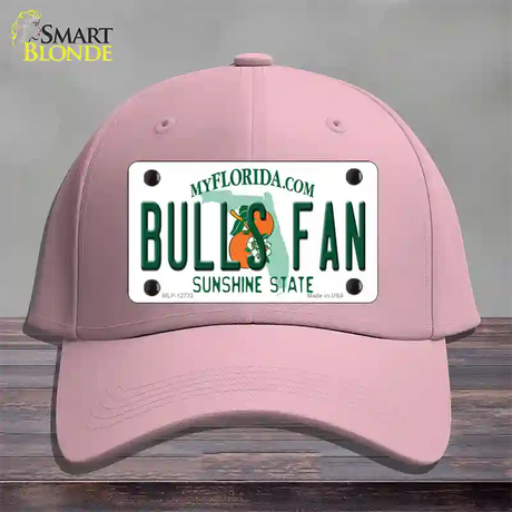 Bulls Fan Novelty License Plate Hat Cotton / Pink