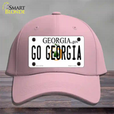 Go Georgia Novelty License Plate Hat Cotton / Pink