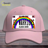 Go Warriors Novelty License Plate Hat Cotton / Pink