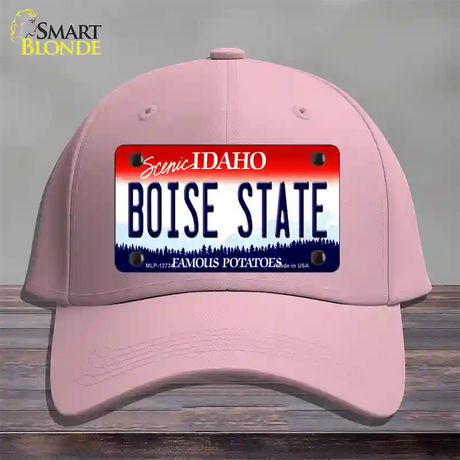 Boise State Novelty License Plate Hat Cotton / Pink