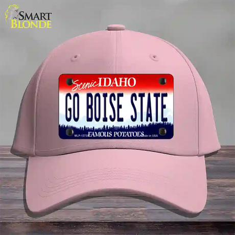 Go Boise State Novelty License Plate Hat Cotton / Pink