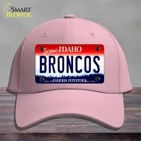 Broncos Novelty License Plate Hat Cotton / Pink