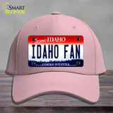 Idaho Fan Novelty License Plate Hat Cotton / Pink