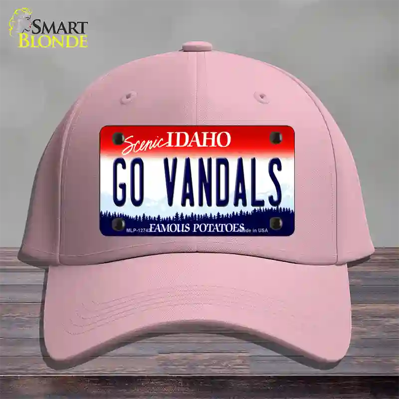 Go Vandals Novelty License Plate Hat Cotton / Pink