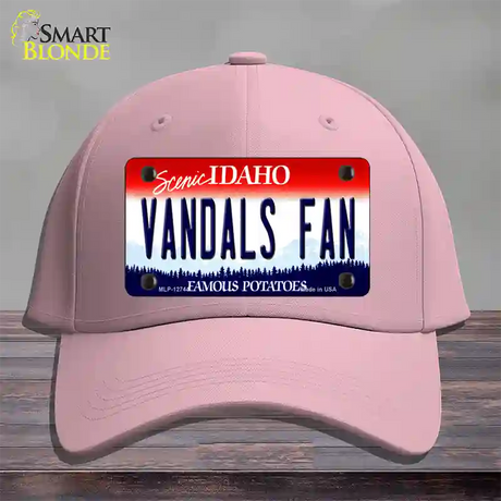 Vandals Fan Novelty License Plate Hat Cotton / Pink