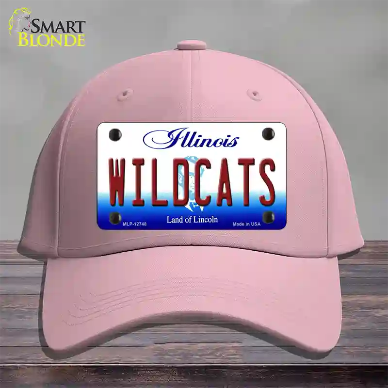 Wildcats Novelty License Plate Hat Cotton / Pink