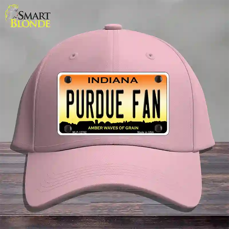 Purdue Fan Novelty License Plate Hat Tag Cotton / Pink