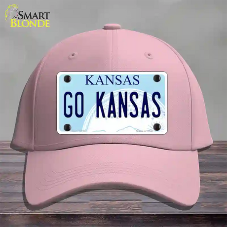 Go Kansas Novelty License Plate Hat Tag Cotton / Pink