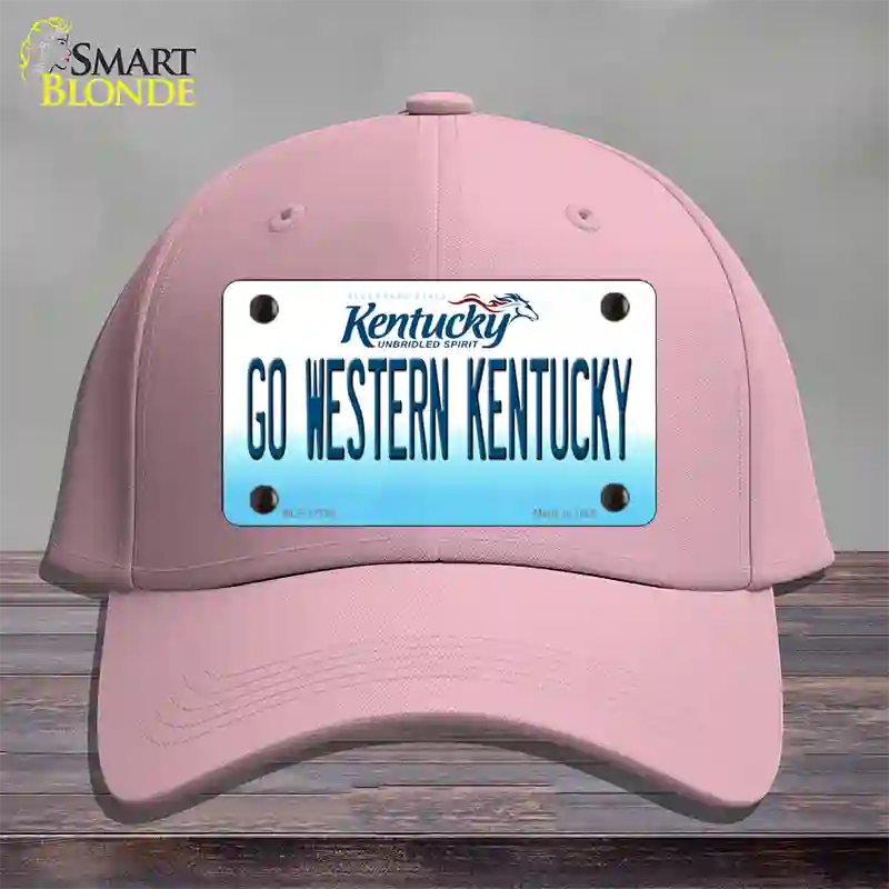 Go Western Kentucky Novelty License Plate Hat Tag Cotton / Pink