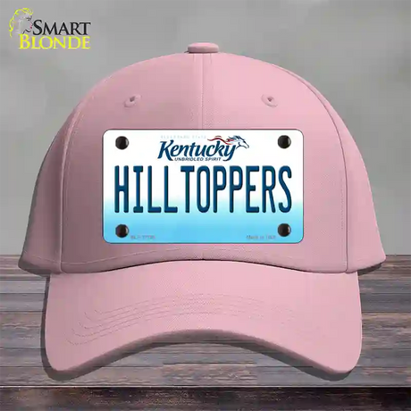 Hilltoppers Novelty License Plate Hat Tag Cotton / Pink