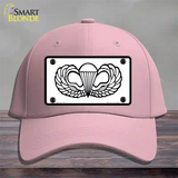 Parachute Badge Novelty License Plate Hat Cotton / Pink