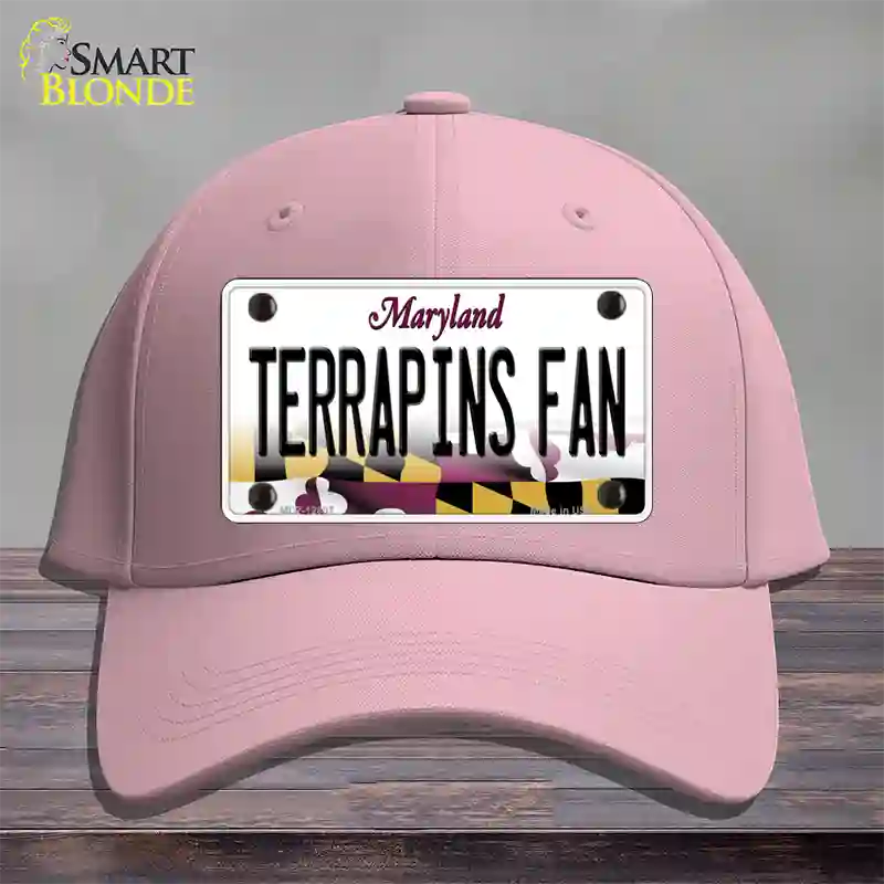 Terrapins Fan Novelty License Plate Hat Tag Cotton / Pink