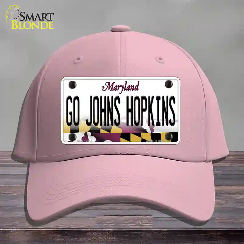 Go Johns Hopkins Novelty License Plate Hat Cotton / Pink