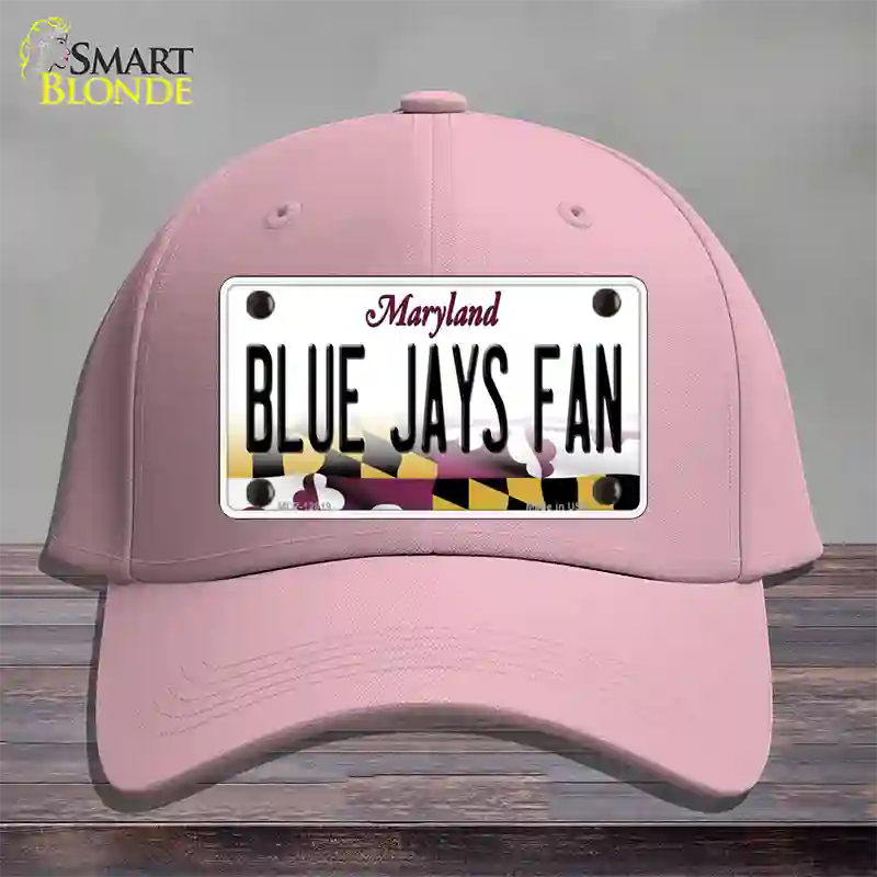 Blue Jays Fan Novelty License Plate Hat Cotton / Pink