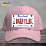 Go Boston College Novelty License Plate Hat Cotton / Pink