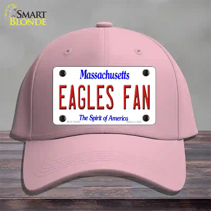 Eagles Fan Novelty License Plate Hat Cotton / Pink