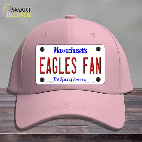 Eagles Fan Novelty License Plate Hat Cotton / Pink