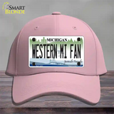 Western Michigan Fan Novelty License Plate Hat Cotton / Pink