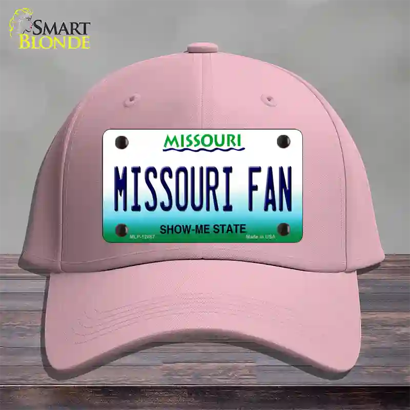 Missouri Fan Novelty License Plate Hat Cotton / Pink