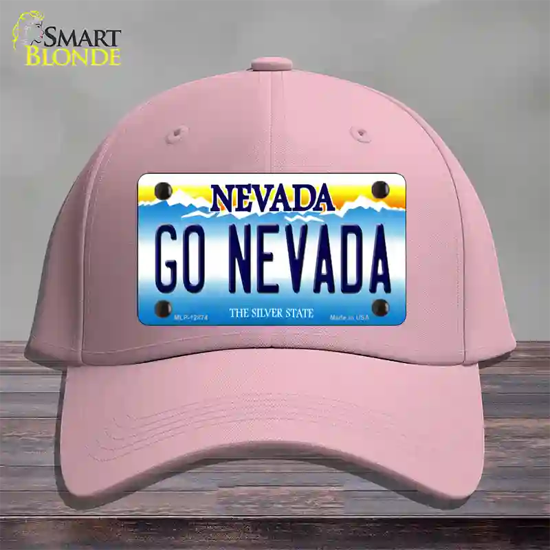 Go Nevada Novelty License Plate Hat Cotton / Pink