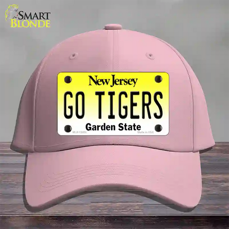 New Jersey Go Tigers Novelty License Plate Hat Cotton / Pink