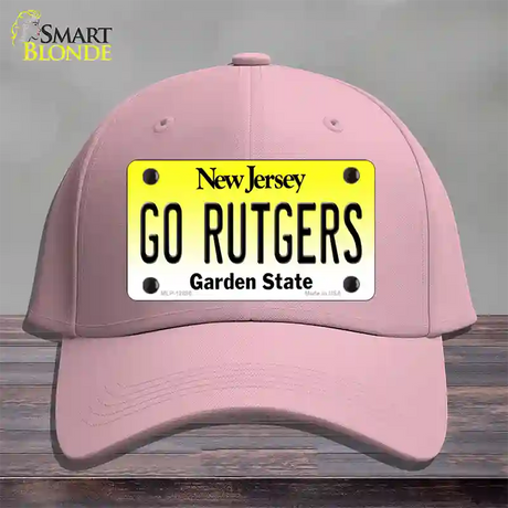 Go Rutgers Novelty License Plate Hat Cotton / Pink