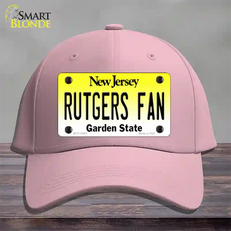 Rutgers Fan Novelty License Plate Hat Cotton / Pink