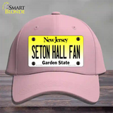 Seton Hall Fan Novelty License Plate Hat Cotton / Pink