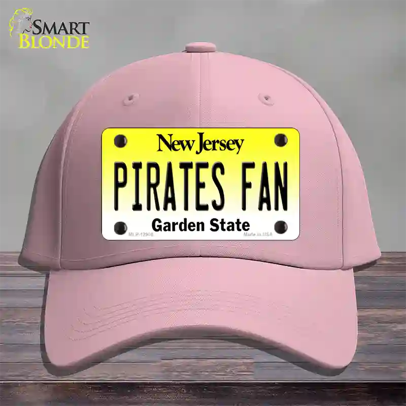 Pirates Fan Novelty License Plate Hat Cotton / Pink