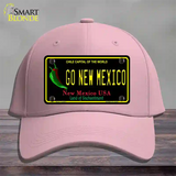 Go New Mexico Novelty License Plate Hat Cotton / Pink