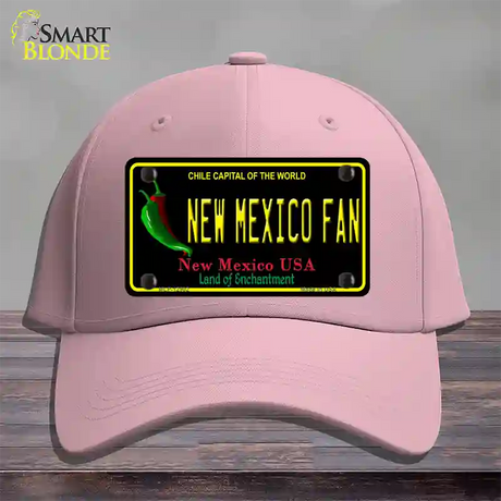 New Mexico Fan Novelty License Plate Hat Cotton / Pink