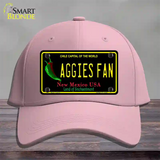 Aggies Fan Novelty License Plate Hat Cotton / Pink