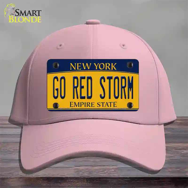 Go Red Storm Novelty License Plate Hat Cotton / Pink