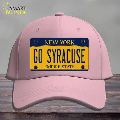 Go Syracuse Novelty License Plate Hat Cotton / Pink