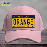 Orange Novelty License Plate Hat Cotton / Pink